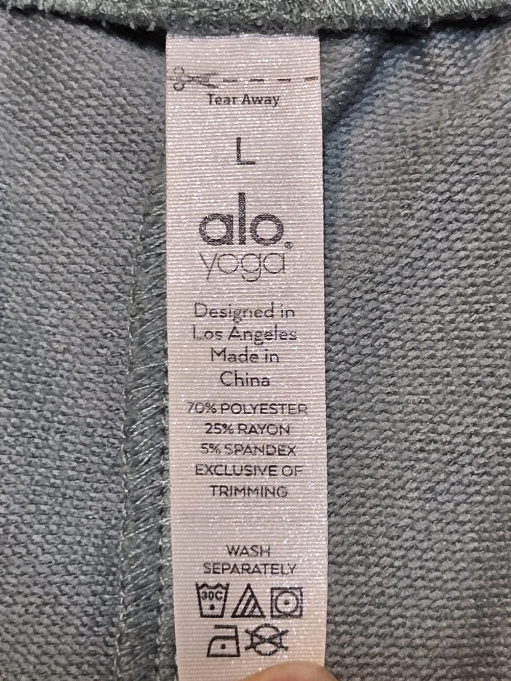 Alo Yoga Women’s L Blue Athletic Athleisure Yoga Workout Everyday Shorts
